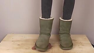 Uggs Cock Crush With Miss Evil