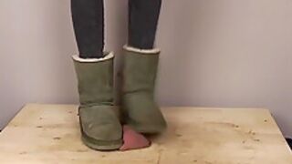 Uggs Cock Crush With Miss Evil