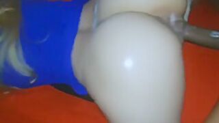 Inpossibleoreoo - Round Oiled Booty Getting Clapped Doggystyle And Prone Bone(snapch