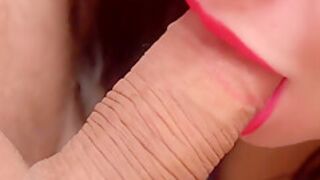 Close Up Pov Blowjob With Cum In Mouth