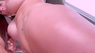 Big Tits Amateur Wife Started Up Sucking & Ended Up Fucking