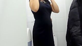 Pissing In A Public Toilet And At Home. Amateur Fetish With Sexy Milf. Asmr. 5 Min