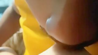 Candle Waxed Nipple Sucking And Finger Fucked