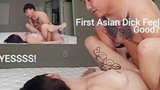 Italian Spanish Girl And Asian Guy Creampie