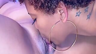 Black Dominican Babe Eating Sucking And Licking My Big Clit - Khalessi 69