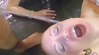 Pervs Disgrace Sexy European teens 18+ With The Golden Rain