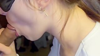 Best Real Blowjob Cum In Mouth Sucking