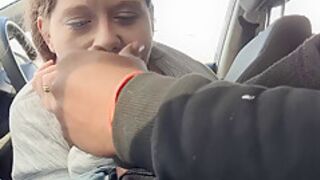 Nikki Belle In Deepthroating Her Bbc In The Car