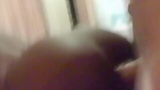 Off The Street Hot Ebony African Babe Sucks My White Cock Back In The Hotel