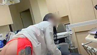 Hot Dental Hygienist Fucks Patient While Boss Is Out For Lunch