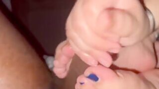 Sexy Asian Footjob And Handjob #7