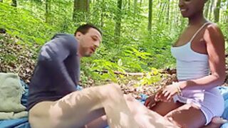 Real Outdoor Amateur Sex Between Ebony Zaawaadi And German