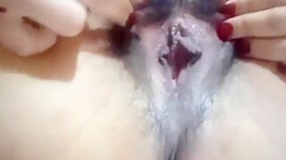 Huge Gapping Granny Pussy