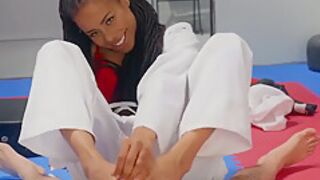 Karate Kutie Smashes Ricky In Every Which Way With Kira Noir