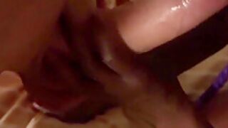 Ebony Wife Loves Sucking Husband’s Big White Cock And Swallowing Her Well Earned Creamy Reward