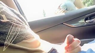 Luxurylovers - Busty Stranger Sucked In The Car And Fuc