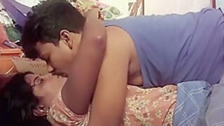 Indian Wife Kissing And Hugs