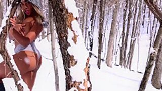 4k Loves Sucking Dick In The Snow - Nina Rivera And Don Whoe