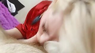 Mature Lady In Red And With A Dick In Her Hospitable Throat...)) - Lady Red And Hot Milf