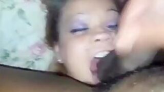 Tongue Pierced Mature Eat Bbc For Facial