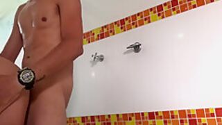 Horny Latino Fucks His Step sister-in-law In The Shower While His Wife Works