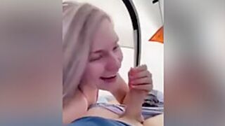 Stepsis Sucking Off My Cock On A Family Trip