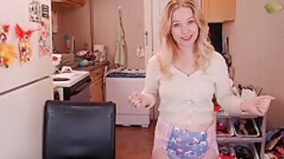 Sissy Abdl(kink) Surprised By Diapered Step mommy