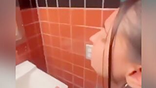 Fucked Big Titty teen 18+ On A Public Toilet