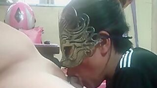 Masked Pinay Blowjob