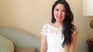 18-year-old Ameliya From Kazakhstan Masturbates With A Vibrator