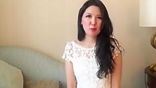 18-year-old Ameliya From Kazakhstan Masturbates With A Vibrator