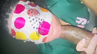 Wet Sticky Lips And A Wet Tongue Sucks My Dick Until Thick Cum Is Produced On Her Tongue