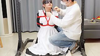 Chinese Maid Completely Restrained