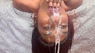 Indian Desi Whore Getting A Upside Down Sloppy Face Fuck