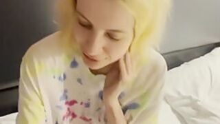 Blonde Stepsister Invited Me To Fuck Her