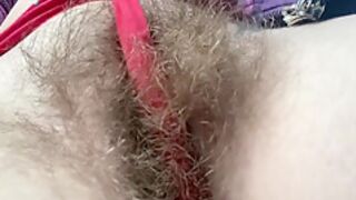 10 Minutes Of Hairy Pussy In Your Face