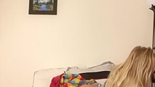 Slutty Blonde Being Kinky 3