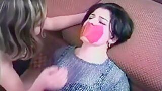 Two European Girls Gagged Roomates