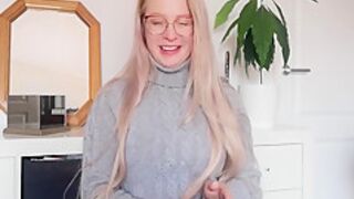 Blonde Babe Anna Talks About The First Time She