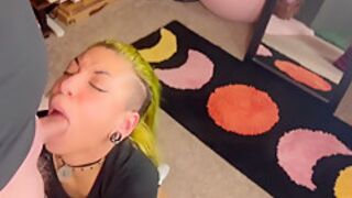 Crazy Whore Begs For Face Fuck And Cum