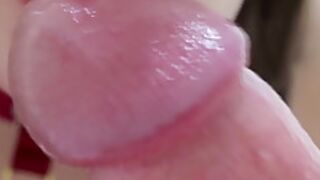 Red Lipstick Blowjob. Amateur Home Video.pov