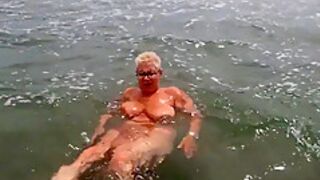 Nudist beach exposure