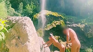 Outdoor Fuck Under A Waterfall