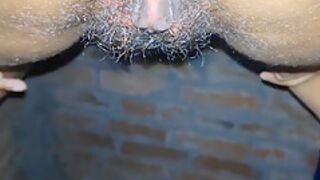 First Time Desi Pussy Fuck Deep Throat Blowjob Deep Inside Her Hairy Pussy