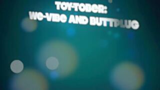 Toy Tober We Vibe And Butt Plug - Sex Movies Featuring Niarossxxx