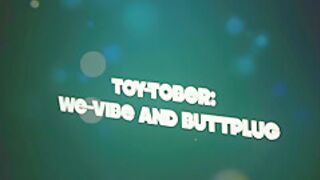 Toy Tober We Vibe And Butt Plug - Sex Movies Featuring Niarossxxx