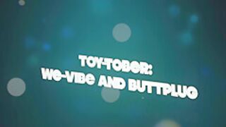 Toy Tober We Vibe And Butt Plug - Sex Movies Featuring Niarossxxx