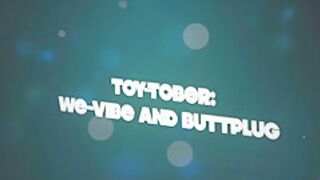 Toy Tober We Vibe And Butt Plug - Sex Movies Featuring Niarossxxx