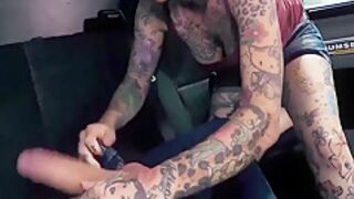 Tattooed Blonde Milf Fucked Hard In The Sex Bus 11 Min