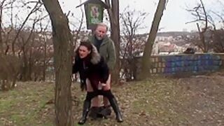 My German Amateurs - Horny Babe Gets A Hard Fuck Near T